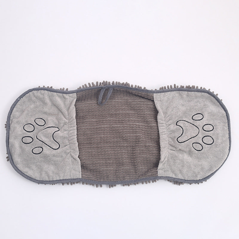 Grooming Towel Glove – Catch Hair While Drying