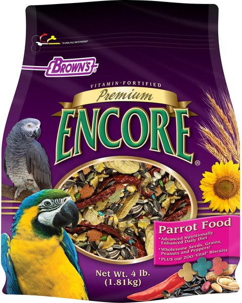 Brown's Encore Premium Parrot Food (4-lb bag)