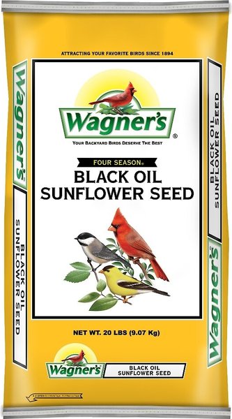 Wagner's Four Season 100% Black Oil Sunflower Seed Wild Bird Food (20-lb bag)
