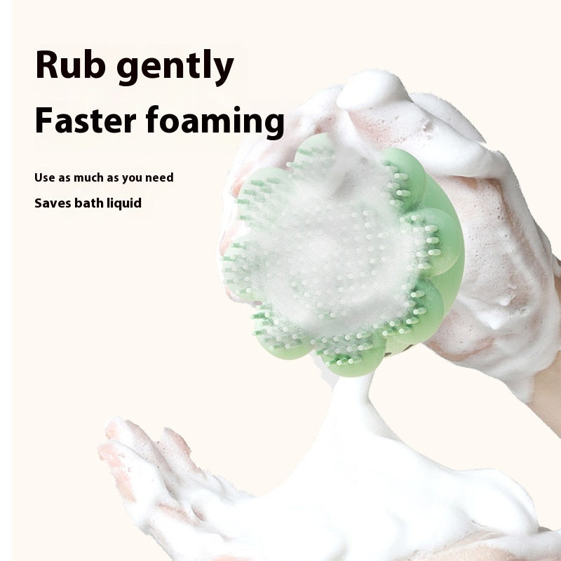 Silicone Shower Brush – Gentle Massage Grooming