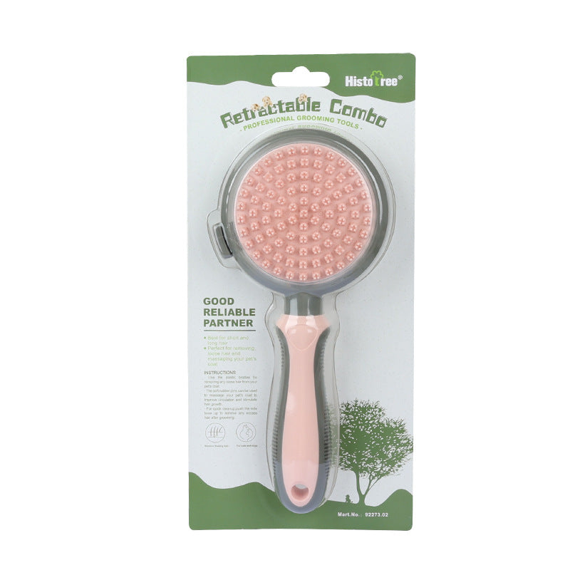 Pet Hair Removal Comb Cat Brush Self Cleaning