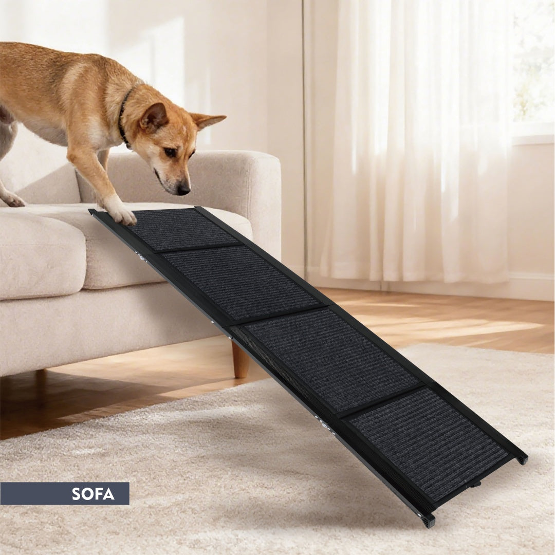 Extra Long Dog Ramp for Car – 71” Portable Foldable Pet Ramp for SUVs, Trucks & Large Dogs