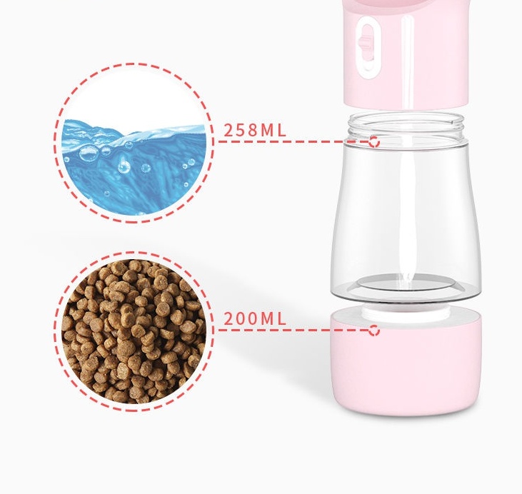 Dog Travel Water Bottle with Food Container — Leak-Proof Dispenser for Hikes & Road Trips - Image 10