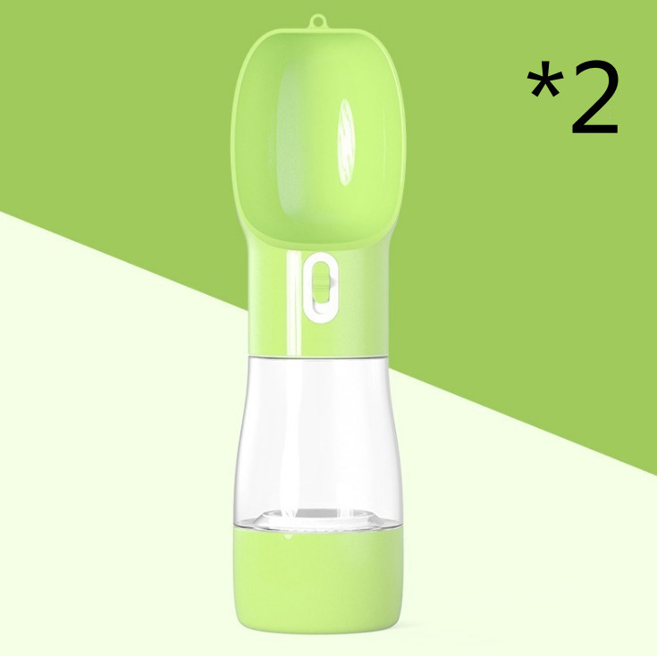 Dog Travel Water Bottle with Food Container — Leak-Proof Dispenser for Hikes & Road Trips - Image 9